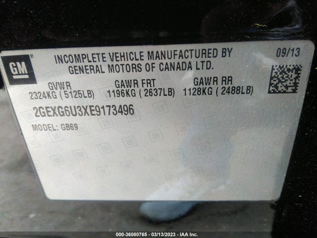 2GEXG6U3XE9173496 Cadillac Xts V4u Coachbuilder Limousine