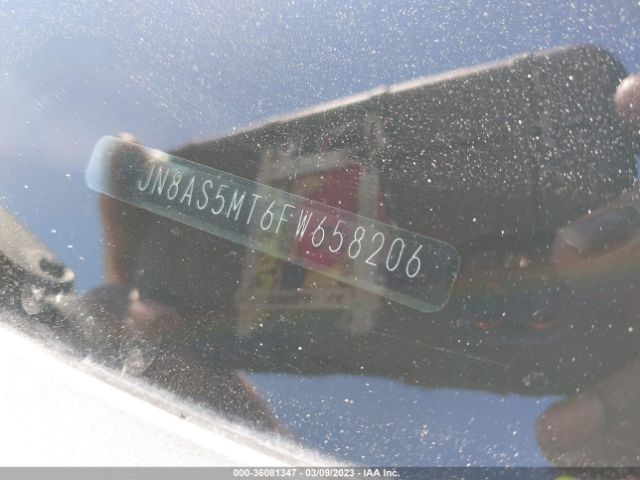 JN8AS5MT6FW658206 Nissan Rogue Select S