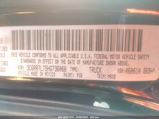 3C6RR7LT5HG736068 RAM 1500