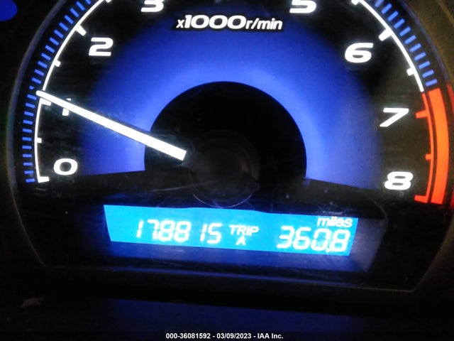 2009 HONDA CIVIC SDN LX-S VIN: 2HGFA16679H336554