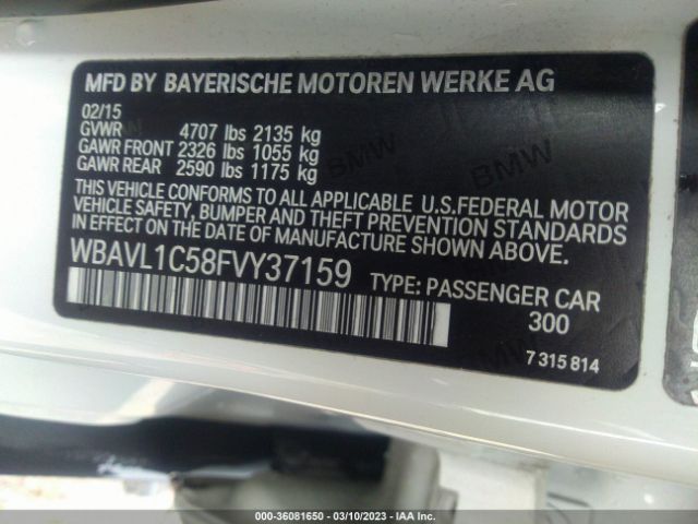 WBAVL1C58FVY37159 BMW X1 Xdrive28i