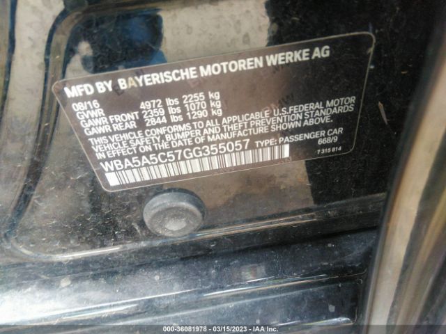 WBA5A5C57GG355057 BMW 5 Series 528i