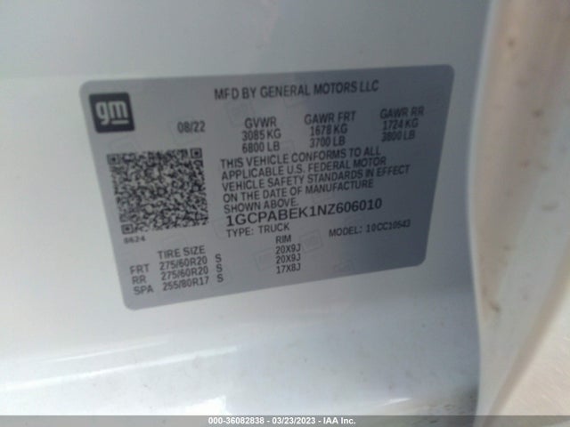 Chevrolet Silverado 1500 Custom 2022 1GCPABEK1NZ606010 Image 10