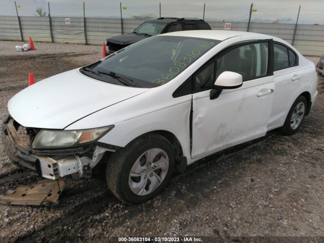 2013 HONDA CIVIC SDN LX VIN: 19XFB2F57DE004935