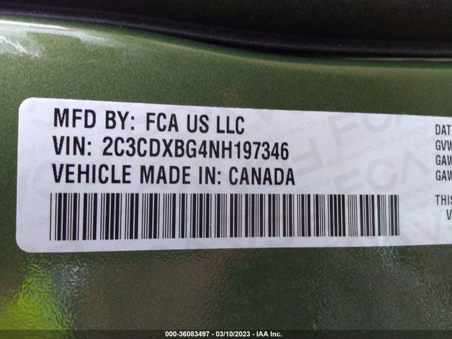 Dodge Charger Sxt 2022 2C3CDXBG4NH197346 Image 9