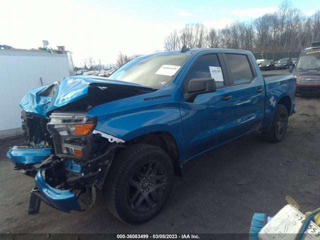 2022 CHEVROLET SILVERADO 1500 CUSTOM VIN: 1GCPDBEK7NZ540585