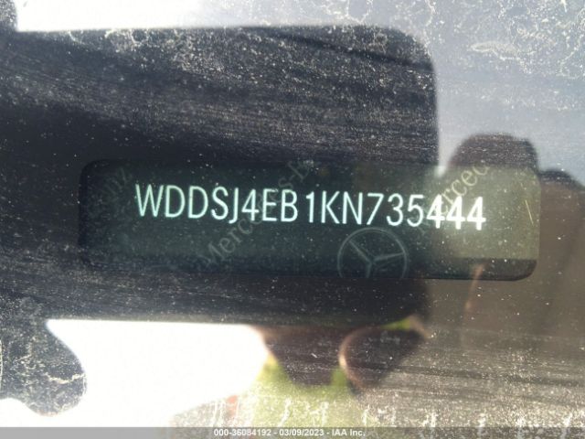 WDDSJ4EB1KN735444 Mercedes-Benz Cla Cla 250
