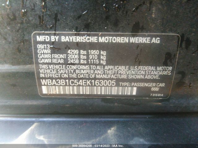 WBA3B1C54EK163005 BMW 3 Series 320i
