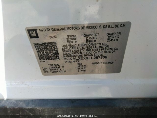 3GKALXEXXLL287806 GMC Terrain Denali