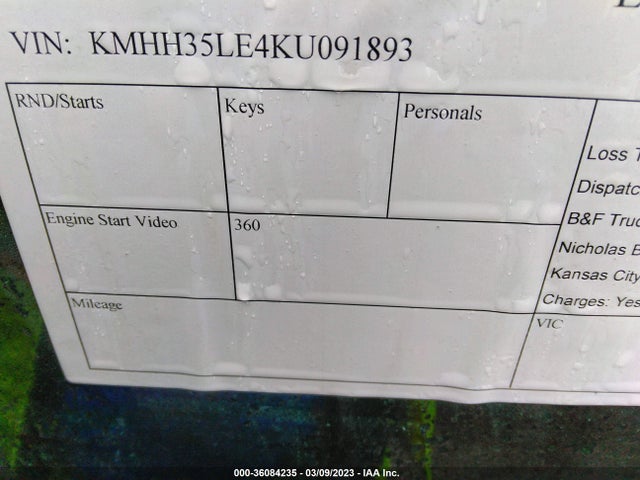2019 HYUNDAI ELANTRA GT VIN: KMHH35LE4KU091893