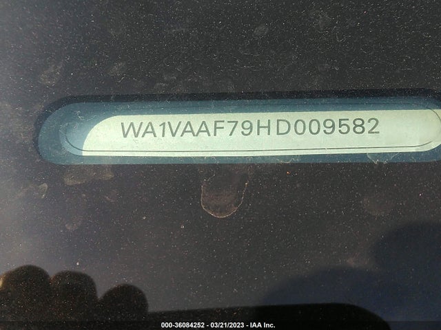 WA1VAAF79HD009582 Audi Q7 Prestige