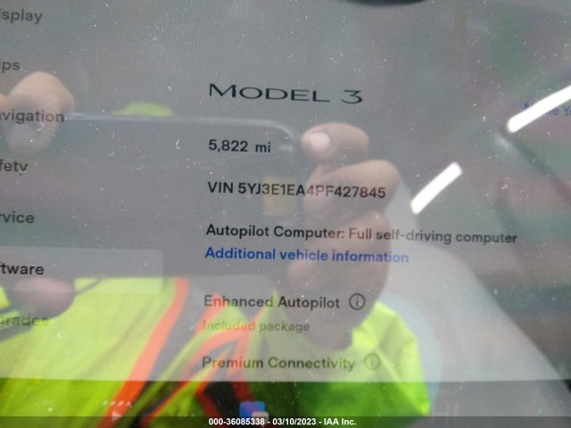 Tesla MODEL 3 2023 5YJ3E1EA4PF427845 Image 8