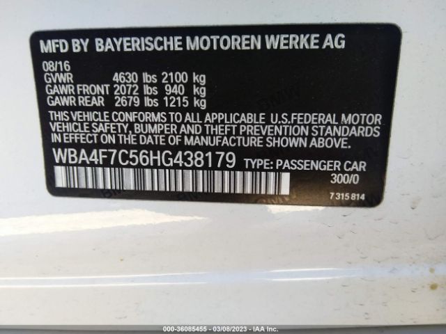 WBA4F7C56HG438179 BMW 4 Series 430i