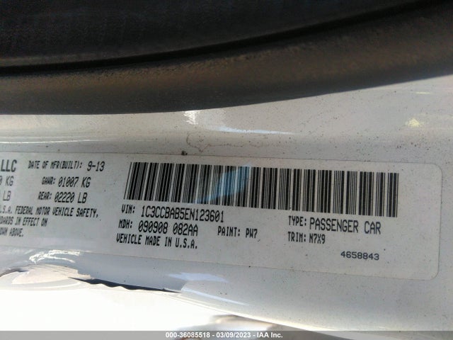 Chrysler 200 LX 2014 1C3CCBAB5EN123601 Image 10