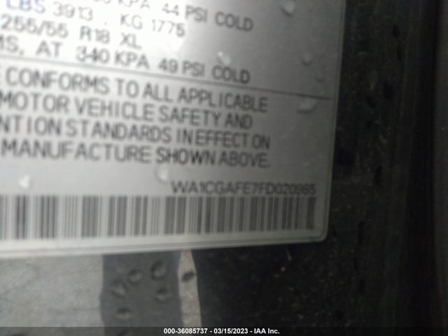 WA1CGAFE7FD020985 Audi Q7 3.0t Premium