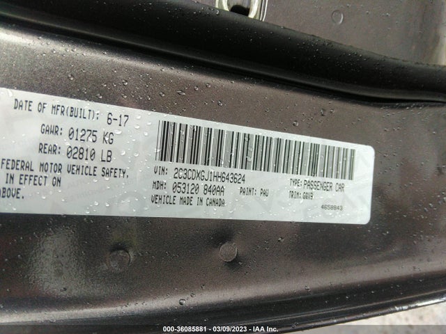 Dodge Charger R/t Scat Pack 2017 2C3CDXGJ1HH643624 Image 9