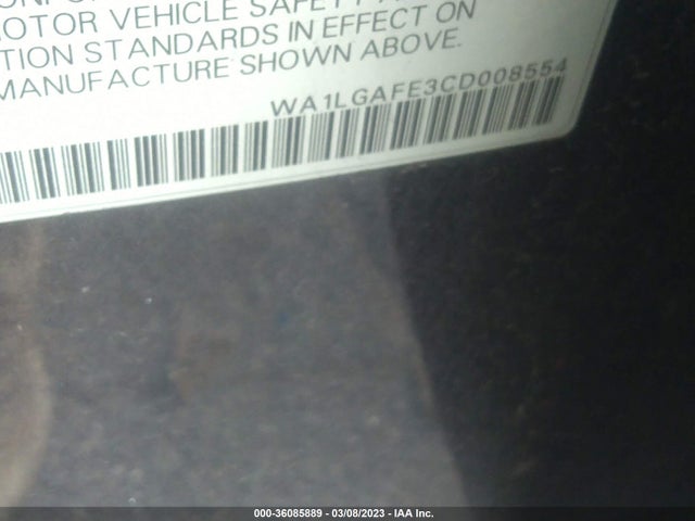 Audi Q7 3.0t Premium Plus 2012 WA1LGAFE3CD008554 Image 10