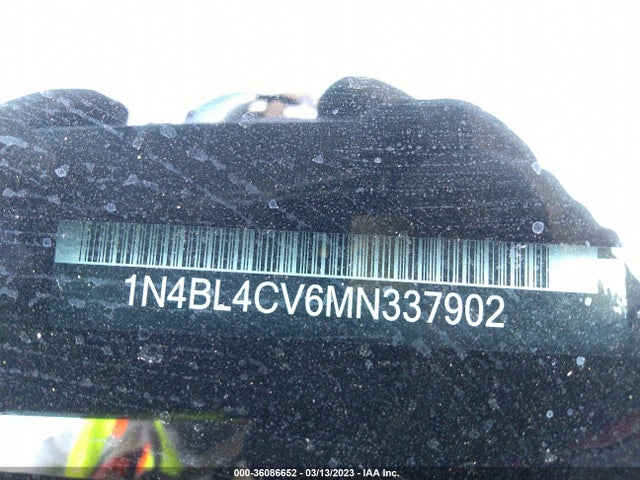 Nissan Altima 2.5 Sr 2021 1N4BL4CV6MN337902 Image 9