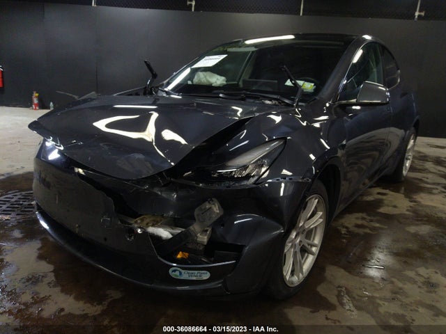 2021 TESLA MODEL Y LONG RANGE VIN: 5YJYGDEE5MF118711