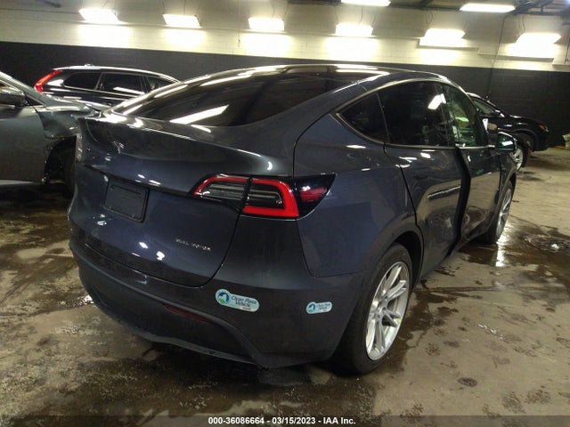 2021 TESLA MODEL Y LONG RANGE VIN: 5YJYGDEE5MF118711