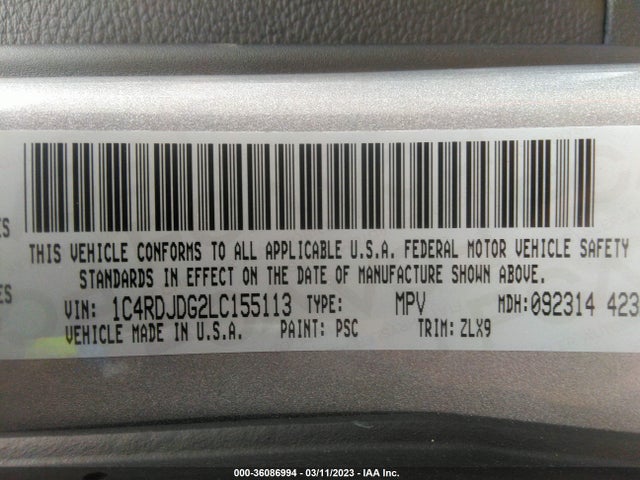Dodge Durango Gt Plus 2020 1C4RDJDG2LC155113 Image 9