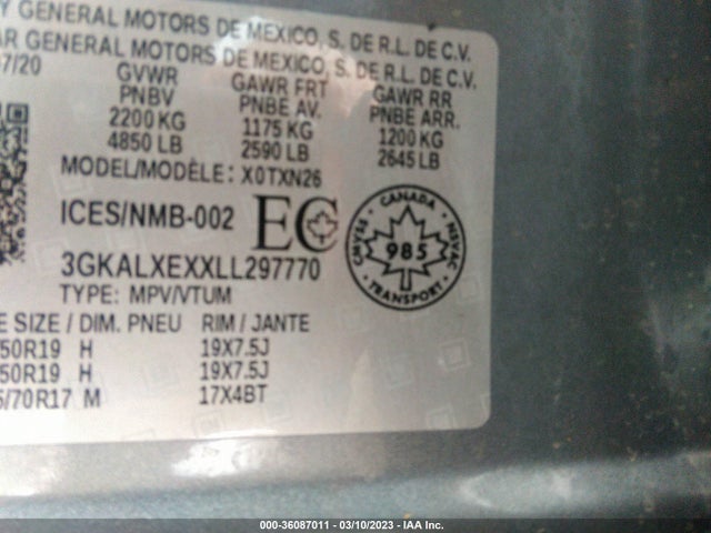 GMC Terrain Denali 2020 3GKALXEXXLL297770 Image 9