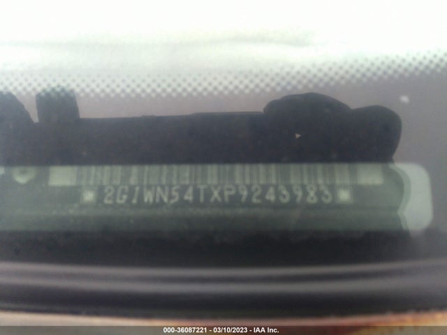 1993 CHEVROLET LUMINA EURO VIN: 2G1WN54TXP9243983