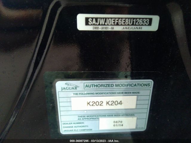 SAJWJ0EF6E8U12633 Jaguar Xf V6 Sc