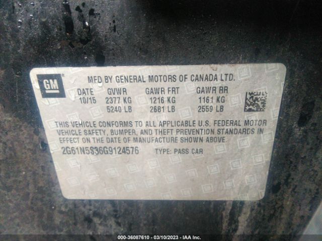 2G61N5S36G9124576 Cadillac Xts Luxury Collection