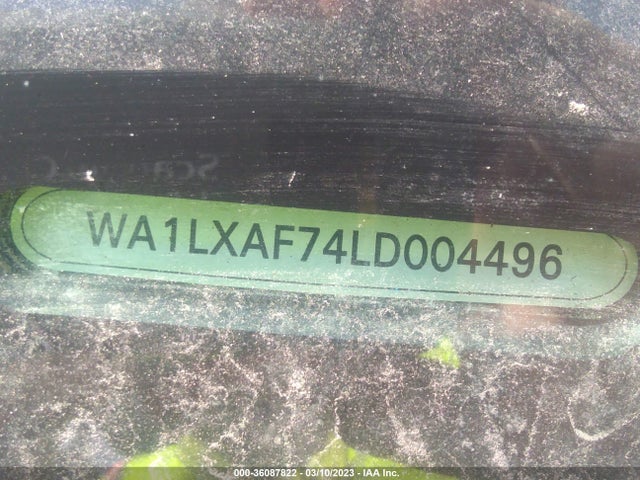 2020 Audi Q7, VIN: WA1LXAF74LD004496