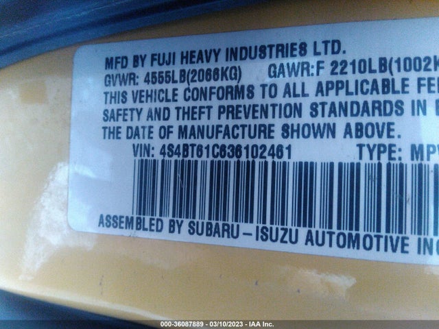 Subaru Baja 2003 4S4BT61C636102461 Image 10