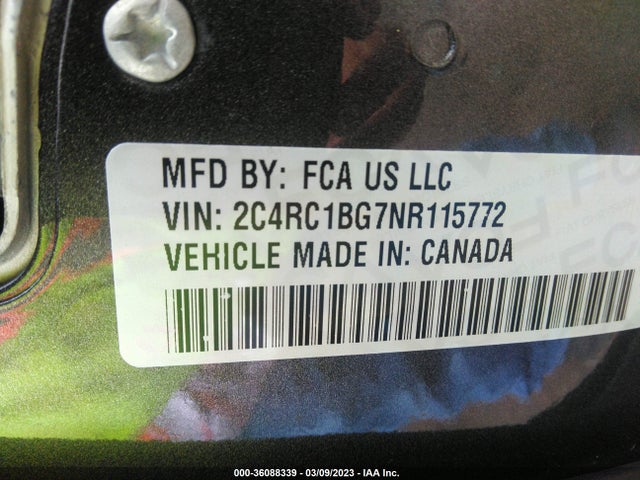 Chrysler Pacifica Touring L 2022 2C4RC1BG7NR115772 Image 9
