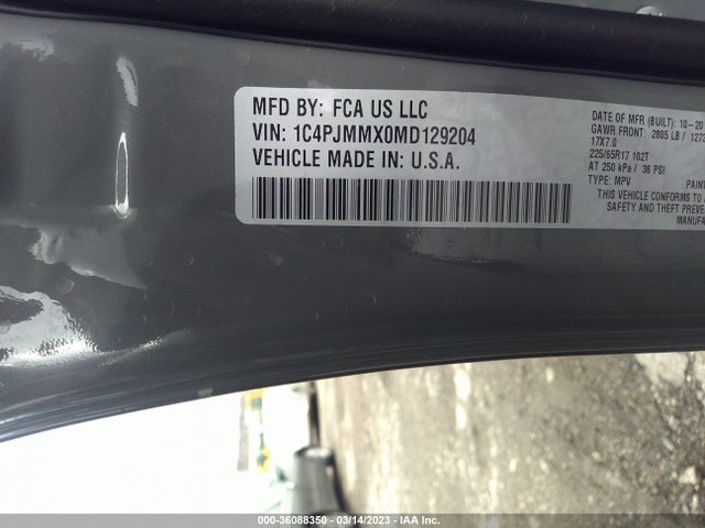 Jeep Cherokee Latitude Lux 2021 1C4PJMMX0MD129204 Image 10