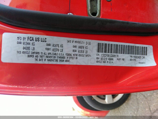 Dodge DART SXT 2016 1C3CDFBB1GD689170 Image 11