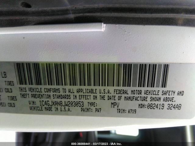 1C4GJXAN8JW203053 Jeep Wrangler Sport