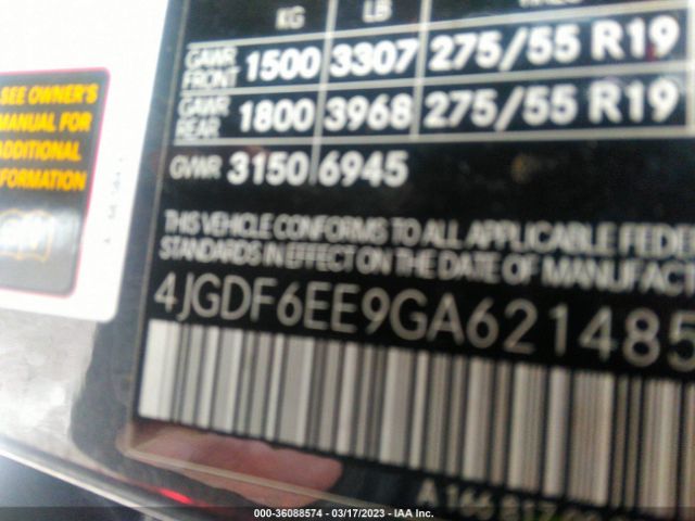 4JGDF6EE9GA621485 Mercedes-Benz Gl Gl 450