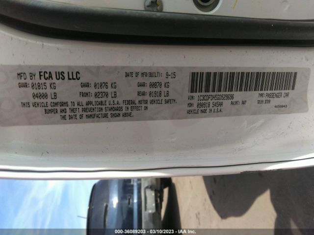 1C3CDFDH5GD529696 Dodge Dart Aero