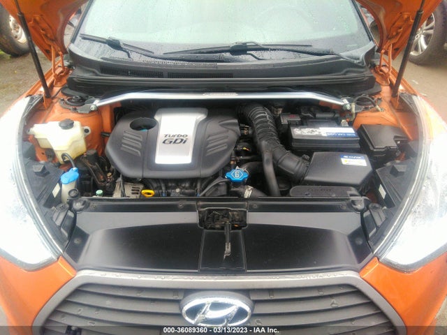 2016 HYUNDAI VELOSTER TURBO VIN: KMHTC6AE6GU255350