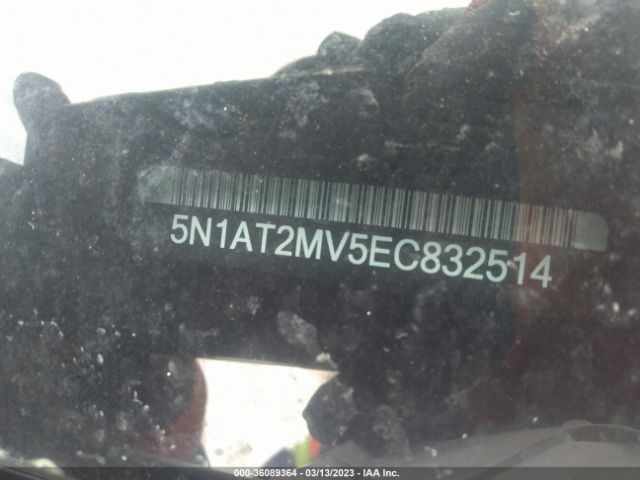 5N1AT2MV5EC832514 Nissan Rogue Sl