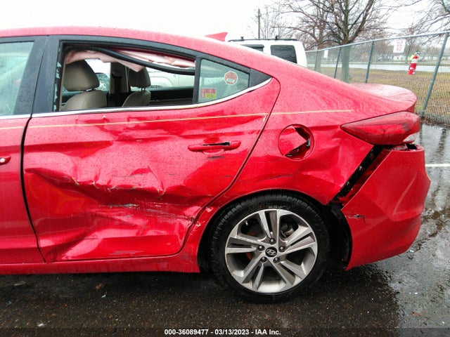 2018 HYUNDAI ELANTRA LIMITED VIN: 5NPD84LF3JH348896