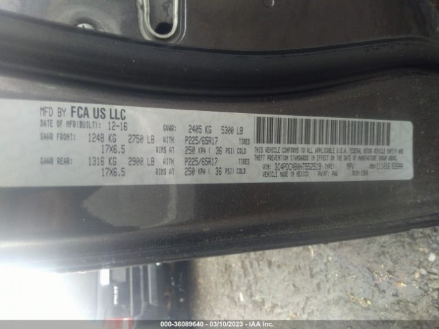 3C4PDCAB0HT552519 Dodge JOURNEY SE