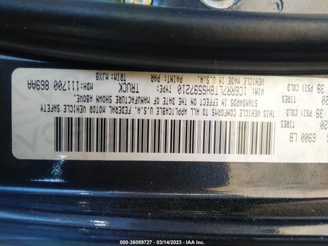 1C6RR7LT8HS597210 RAM 1500 Big Horn