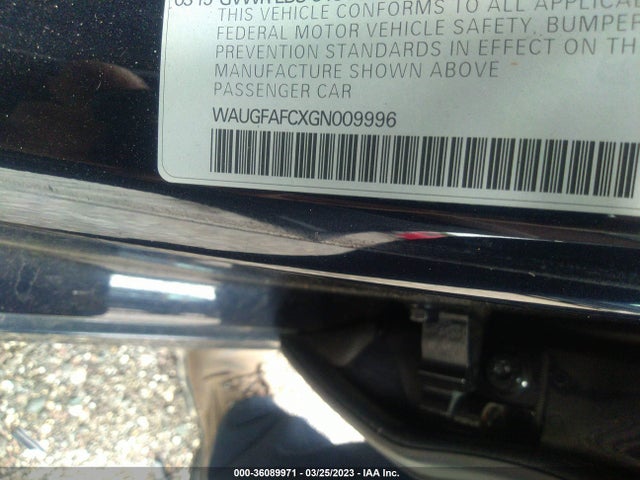 WAUGFAFCXGN009996 Audi A6 2.0t Premium Plus