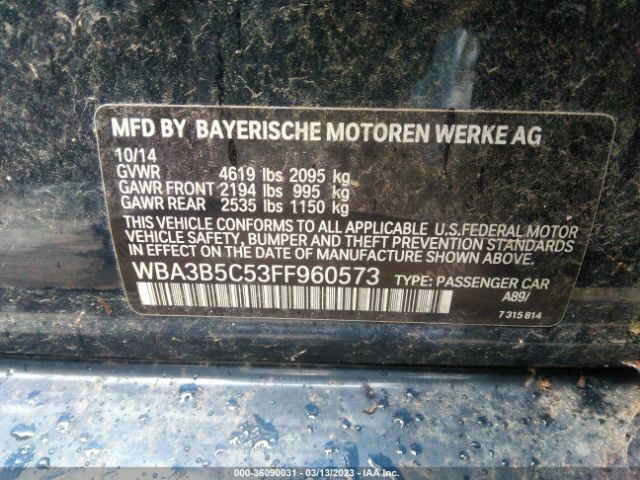 WBA3B5C53FF960573 BMW 3 Series 328i Xdrive