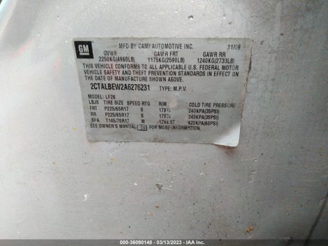 2CTALBEW2A6276231 GMC Terrain Sle-1