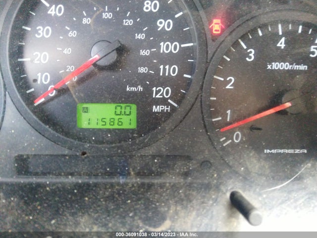 2007 SUBARU IMPREZA SEDAN I SPECIAL EDITION VIN: JF1GD61687H519100