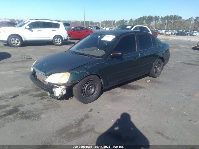 2001 HONDA CIVIC LX VIN: JHMES16561S011307