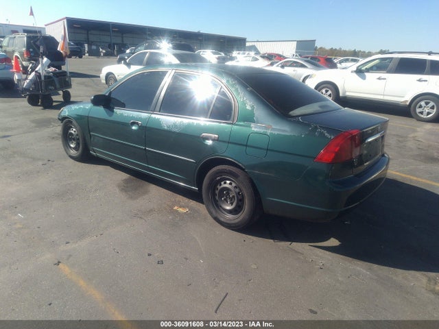 2001 HONDA CIVIC LX VIN: JHMES16561S011307