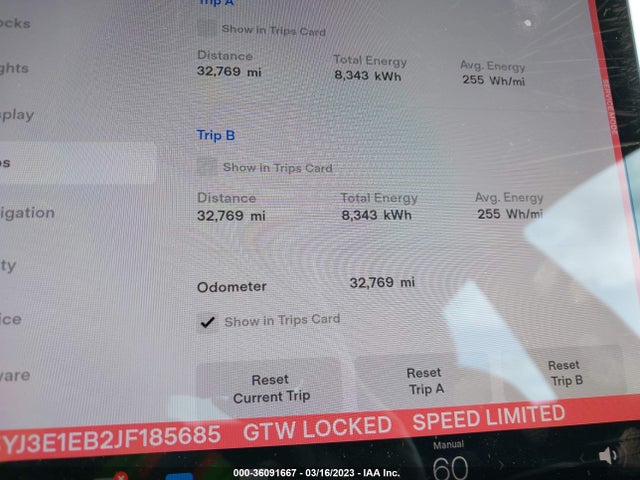 5YJ3E1EB2JF185685 Tesla Model 3 Long Range