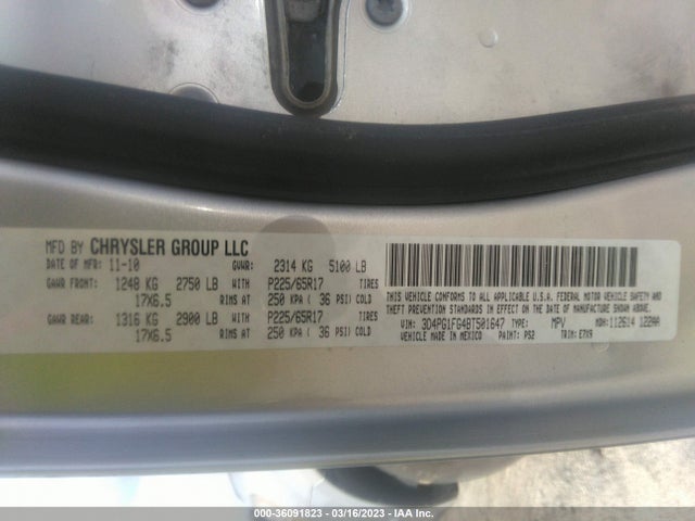 Dodge Journey Mainstreet 2011 3D4PG1FG4BT501647 Image 10